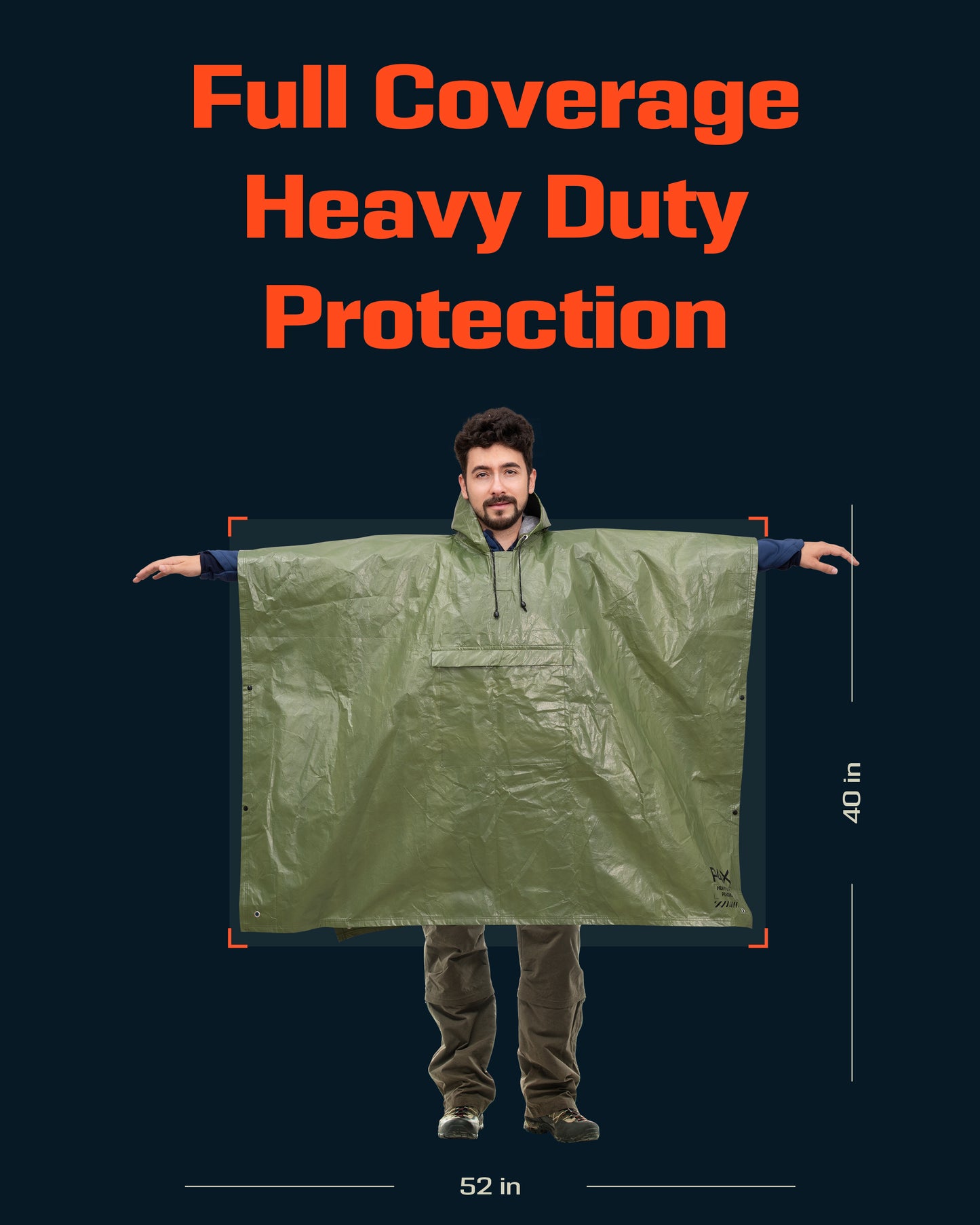 P4X Heavy Duty Emergency Poncho