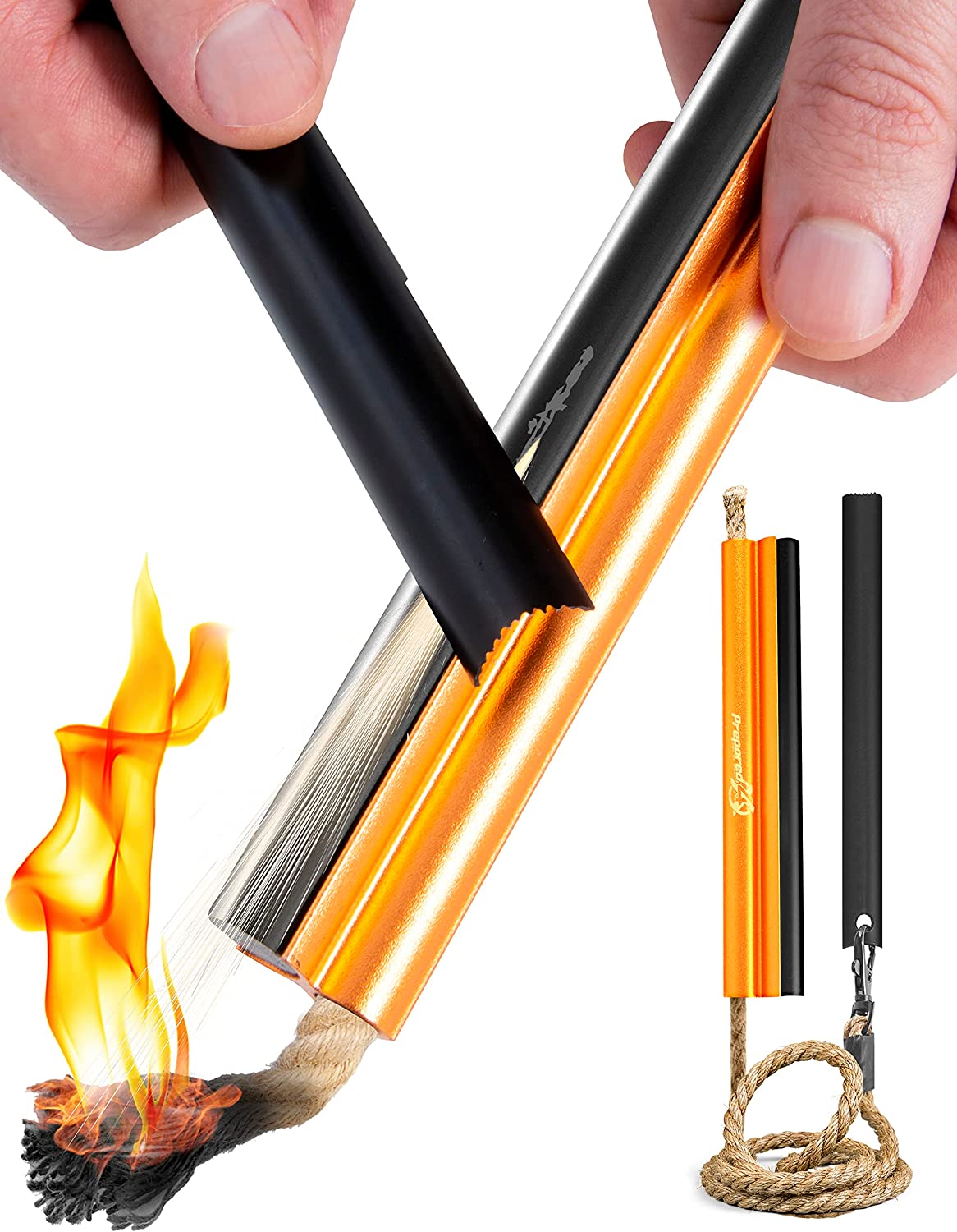 PREPARED4X Survival Torch Fire Starter (Large/Small)