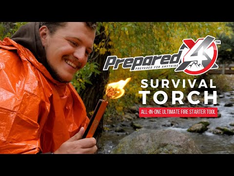 PREPARED4X Survival Torch Fire Starter (Large/Small)